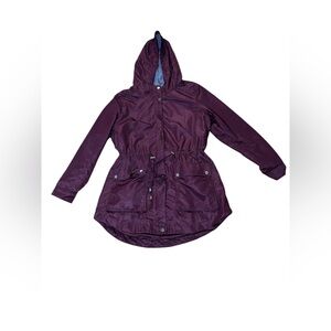 Bella Donna Purple Hooded Jacket Size XL